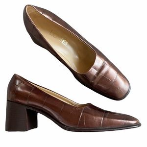 Laurel Chunky Heel Copper Shoe EU 38